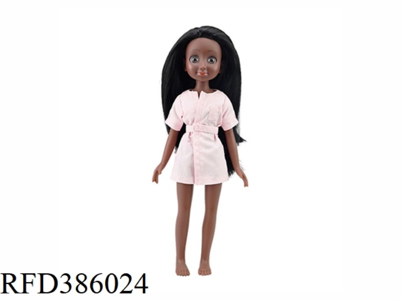 13.5 INCH 40CM VINYL BLACK BARBIE THIN BABY