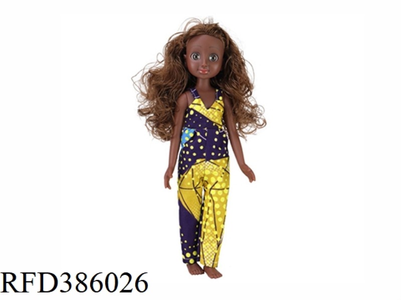 13.5 INCH 40CM VINYL BLACK BARBIE THIN BABY