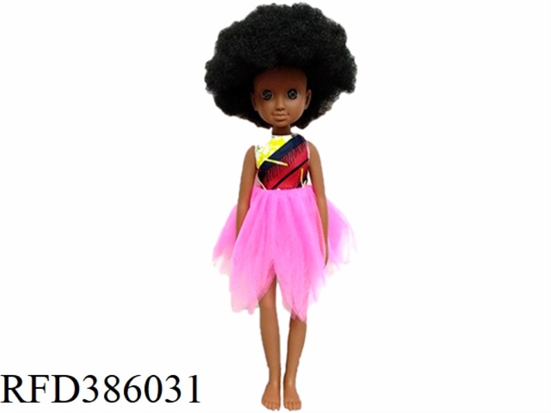 13.5 INCH 40CM VINYL BLACK BARBIE THIN BABY