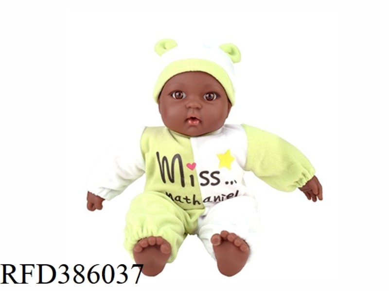 17 INCH 43CM COTTON BODY BALD BLACK BABY