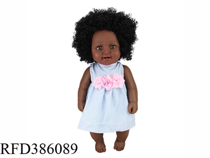 19 INCH 48CM VINYL EXPLOSION HEAD BLACK BABY