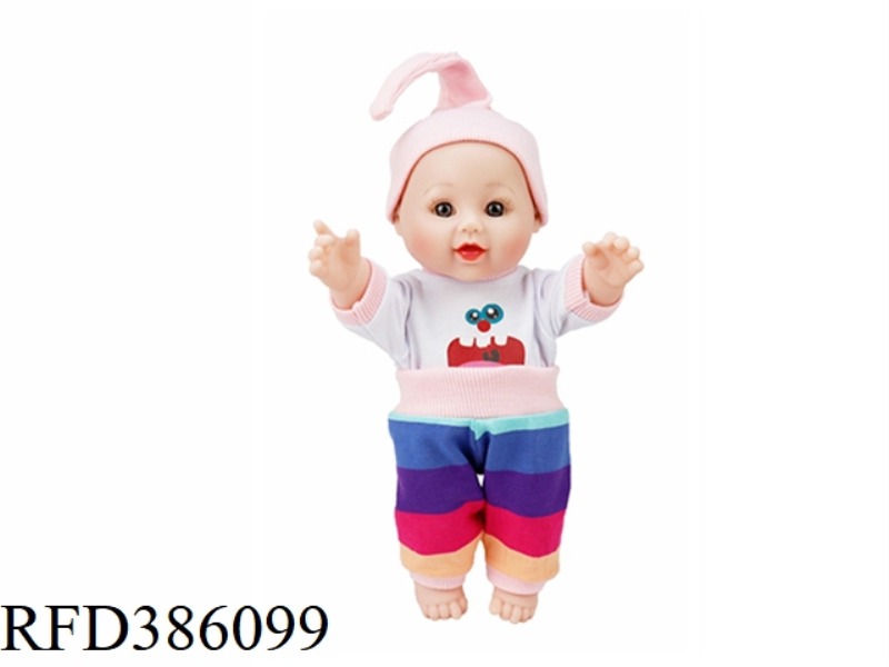 12 INCH 30CM VINYL BALD WHITE BABY