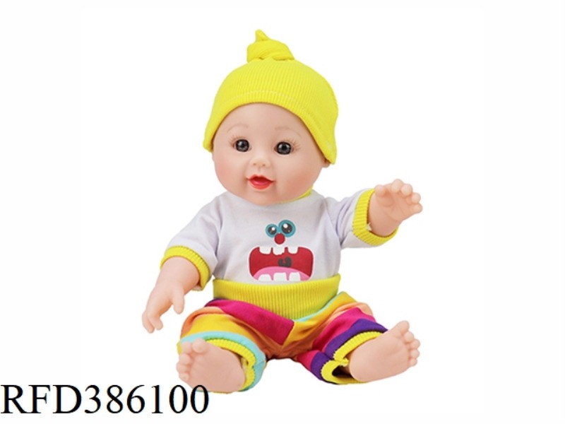 12 INCH 30CM VINYL BALD WHITE BABY