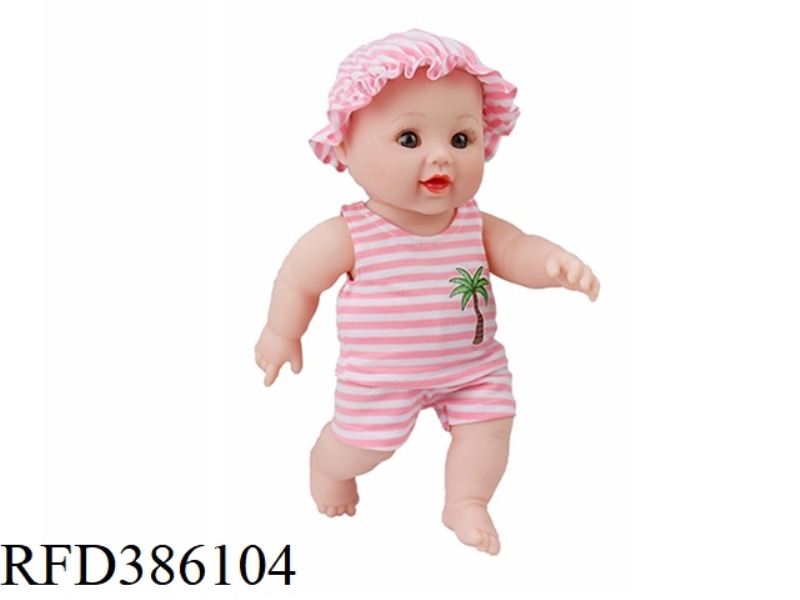 12 INCH 30CM VINYL BALD WHITE BABY