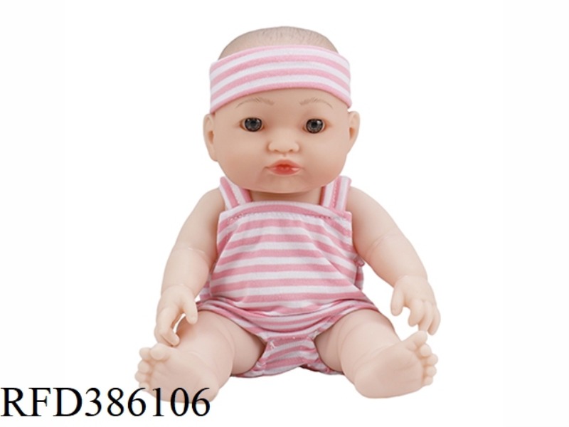 12 INCH 30CM VINYL BALD WHITE BABY