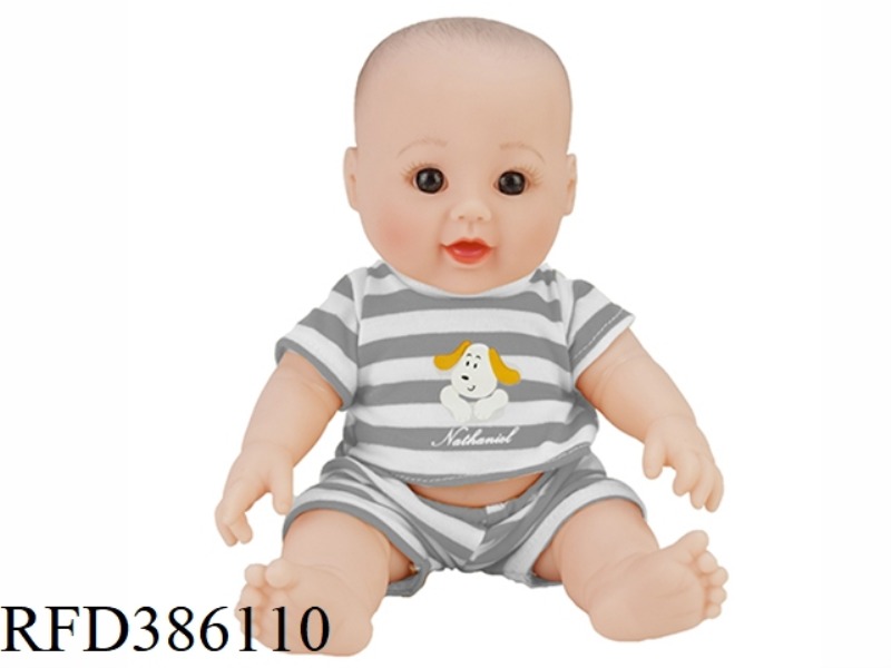 12 INCH 30CM VINYL BALD WHITE BABY