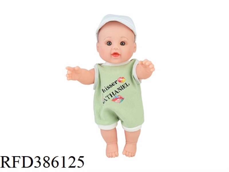 12 INCH 30CM VINYL BALD WHITE BABY WITH 4 SOUND IC