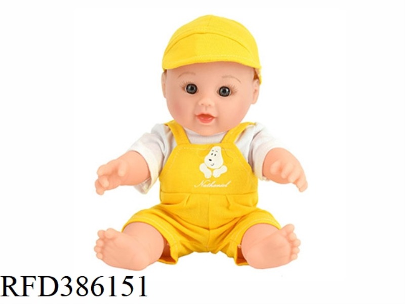 19 INCH 48CM VINYL BALD WHITE BABY