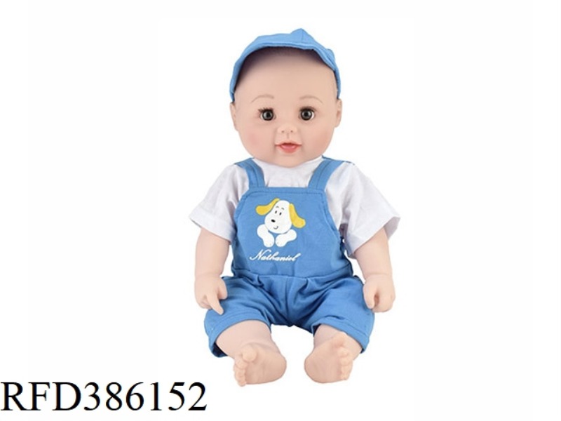 19 INCH 48CM VINYL BALD WHITE BABY