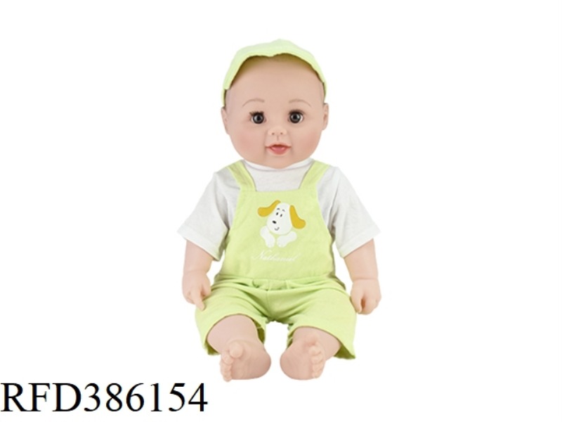 19 INCH 48CM VINYL BALD WHITE BABY