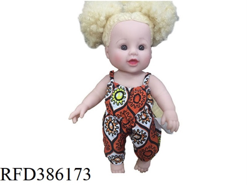 12 INCH 30CM VINYL BLONDE DOUBLE PONYTAIL DOLL GIRL