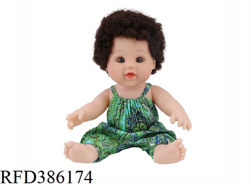 12 INCH 30CM VINYL CURLY HAIR WHITE BABY