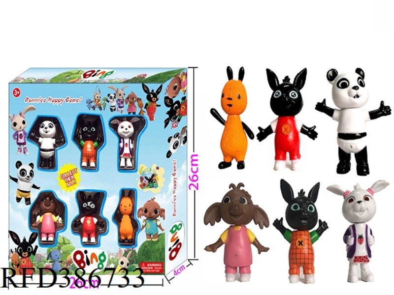 3 INCHES BUNNY BINGBING 6 BOXES 1 STYLE