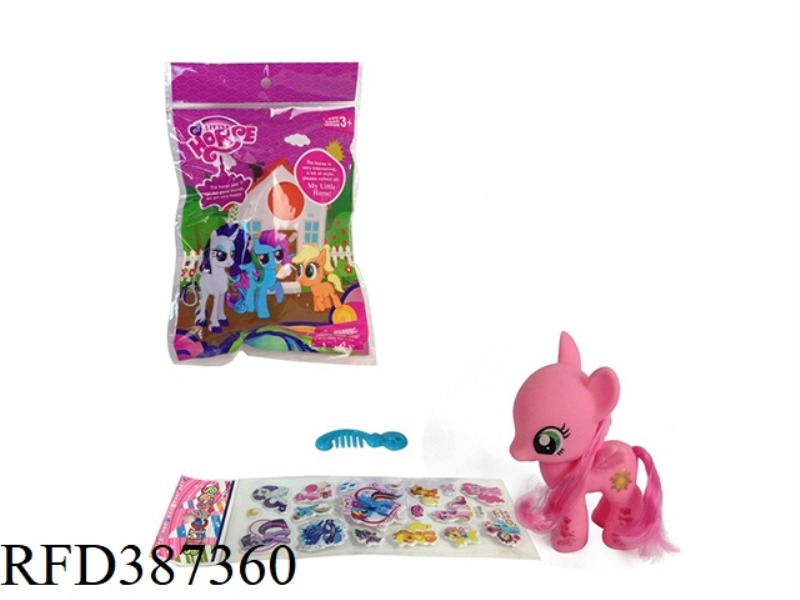 PEGASUS WITH COMB, STICKERS