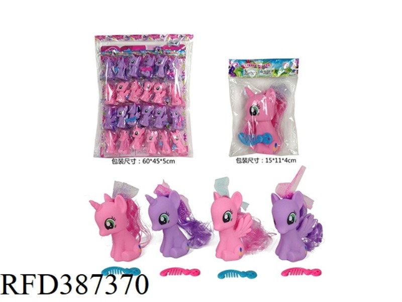 24 PONIES WITH COMB