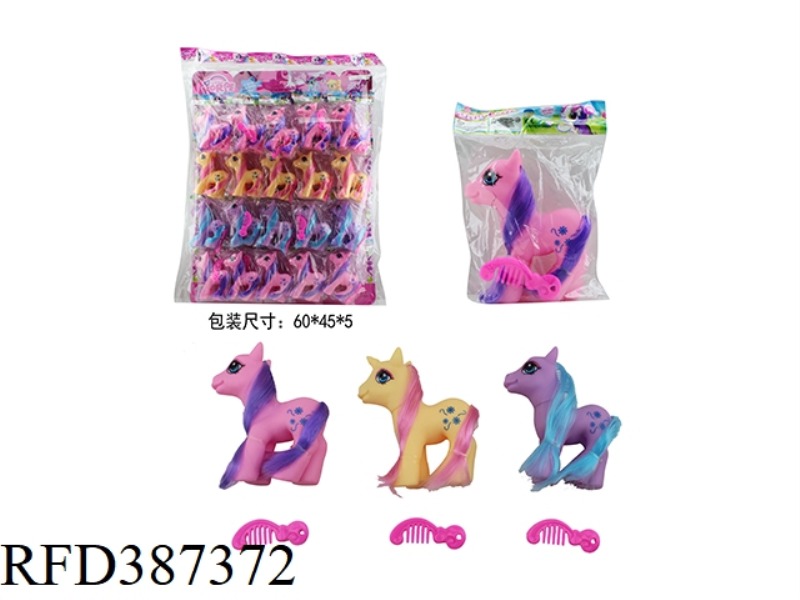 20 HORSES WITH COMB