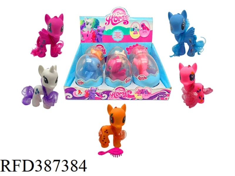 PVC BIG EGG VINYL MA BAOLI LIGHTNING, APPLE. BALLOON. BUTTERFLY. GEM. 5 TYPES OF 6PCS MIXED