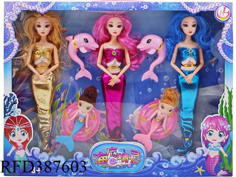 9 JOINT 14 INCH SOLID 3D TRUE EYES MERFISH SUBMARINE ELVES