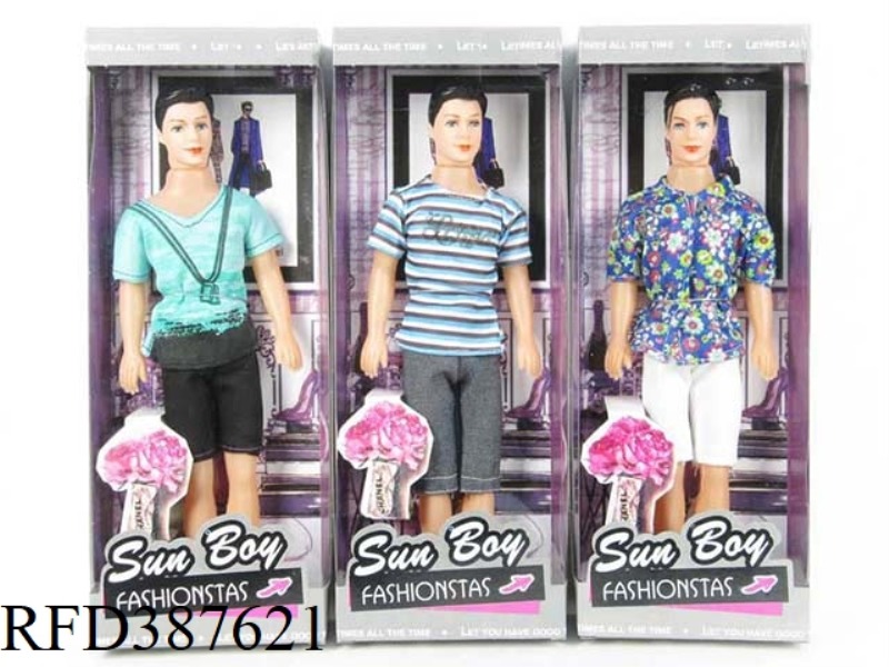 11.5 INCH AIR MEN FASHION BARBIE 3 COLOR MIX
