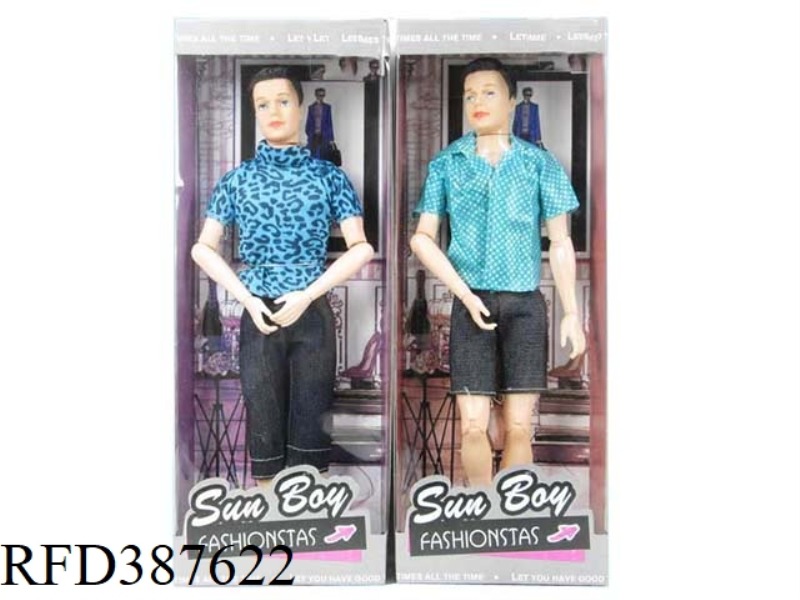 11.5 INCH BODY 12 JOINT MEN FASHION BARBIE 2 COLOR MIX