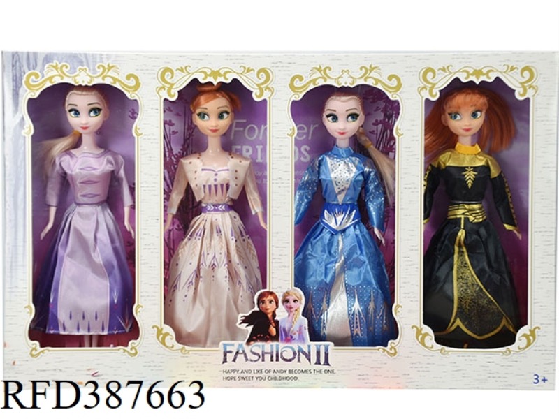 11.5 INCH AUTHENTIC HAND 4 GENERATION ICE AND SNOW PRINCESS 4 BIG BOXED