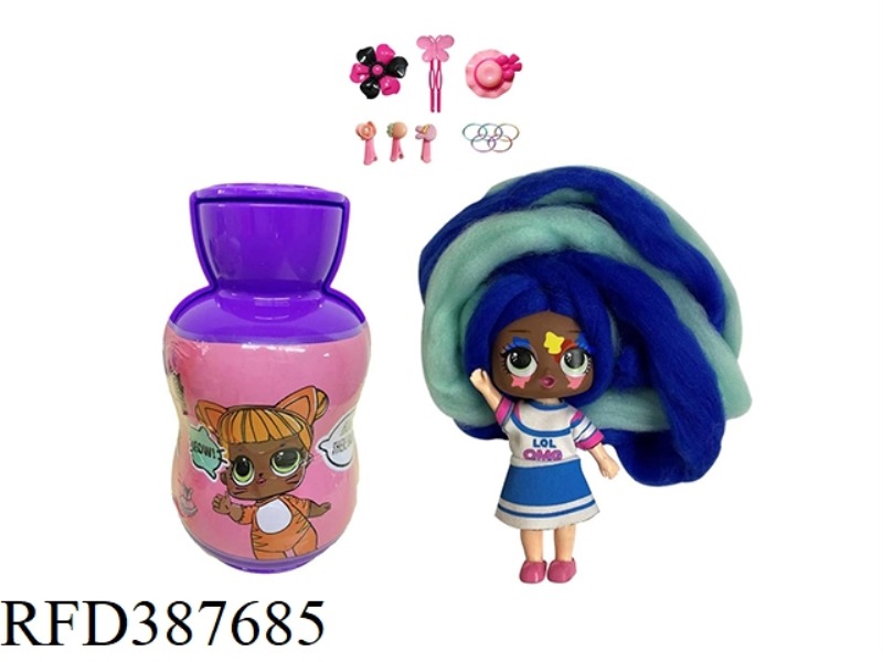 3RD GENERATION GOURD BOTTLE 5 INCH BELONGINGS OMG.LOL COTTON SUGAR HAIR DOLL BELT FRAGRANCE SURPRISE