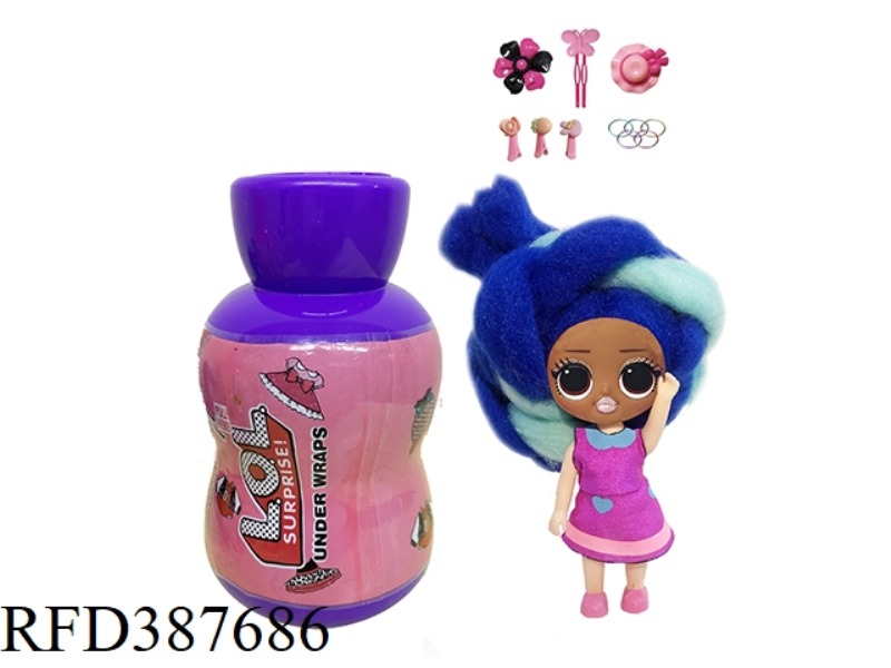 3RD GENERATION GOURD BOTTLE 5 INCH BELONGINGS OMG.LOL COTTON SUGAR HAIR DOLL BELT FRAGRANCE SURPRISE