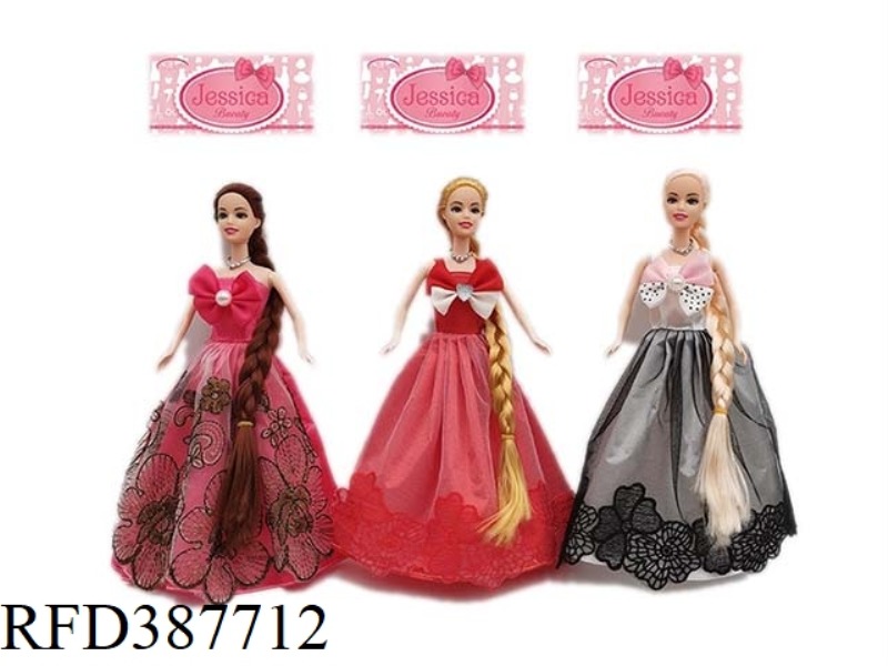 HIGH-END 11.5 INCH FACTS, PRINCESS, BIG SKIRT, BARBI, RANDOM MIX