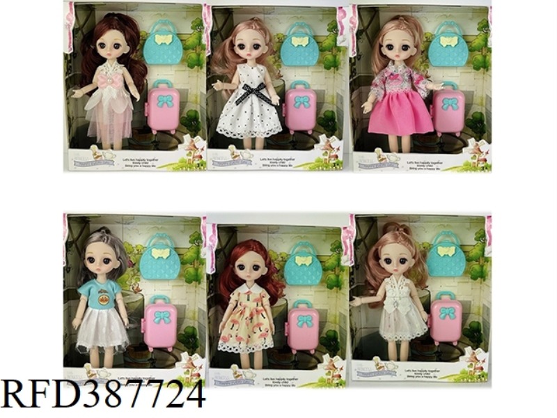 6-INCH BELONGINGS 13 JOINT 3D TRUE EYEBALLS EXQUISITE SMALL LOLI WITH SMALL TOYS PLASTIC ACCESSORIES