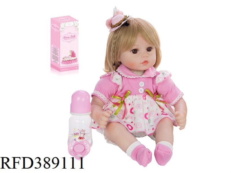 45CM RESURRECTION DOLL WITH HIGH REALISTIC BABY, COTTON BODY BODY, NORMAL HAIR