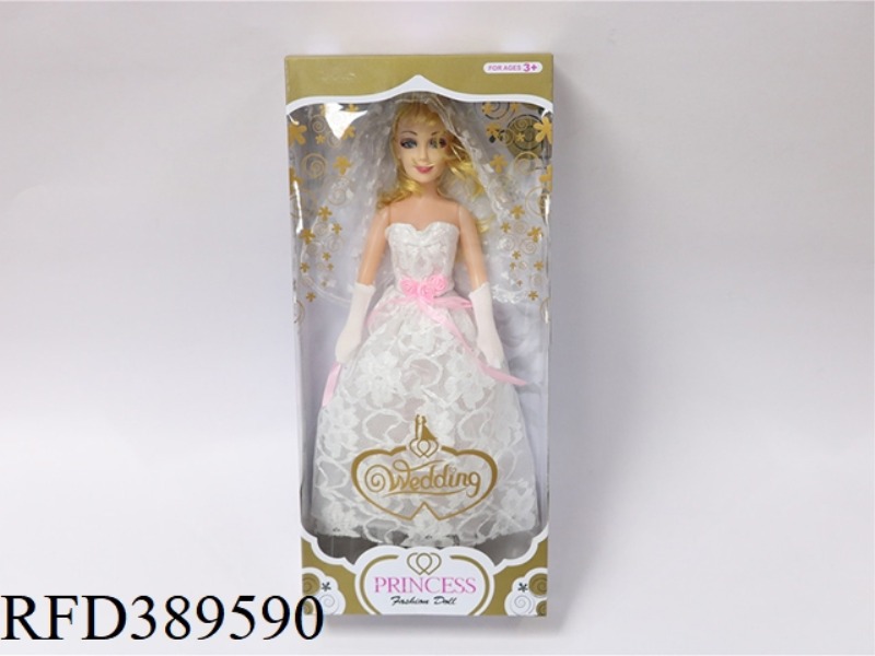 18 INCH MUSIC EMPTY WEDDING DRESS BARBIE DOLL
