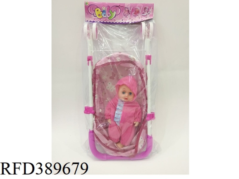 IRON CART WITH BABY