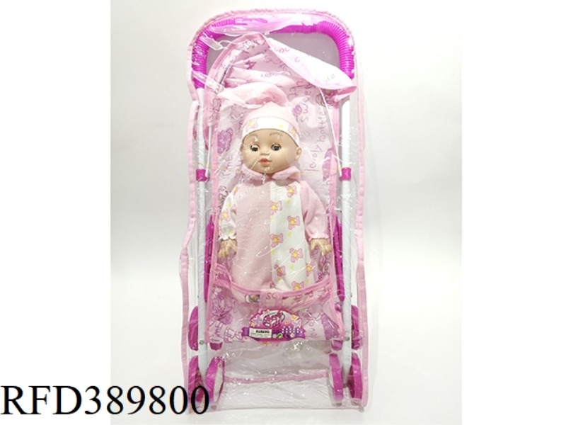 EMPTY BODY MUSIC DOLL WITH CART