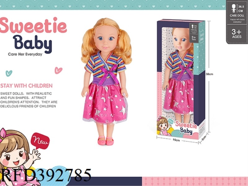 15 INCH FULL LINED FASHION DOLL