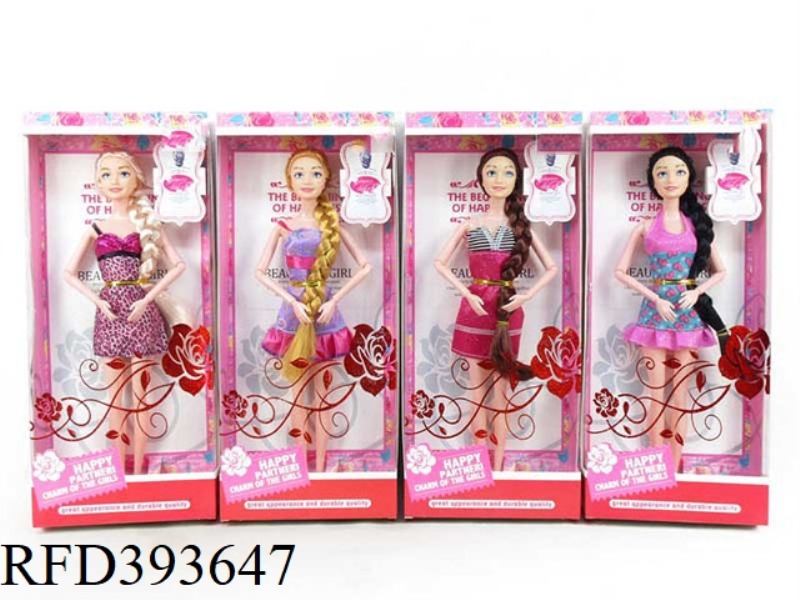 11.5 INCH SOLID BODY 9 JOINT LONG TWIST BRAID FOUR SISTERS 4 MIXED