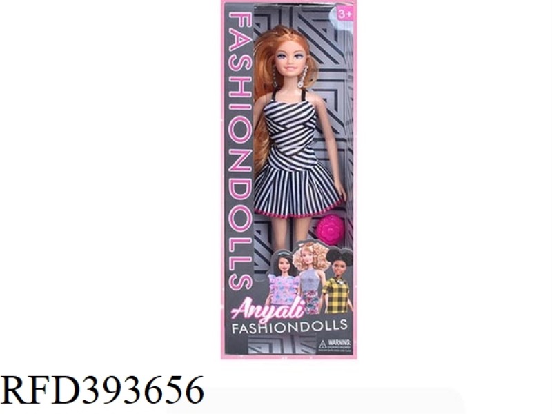 HIGH-END 11.5-INCH SOLID-THEMED FASHION BARBIE WITH COMB