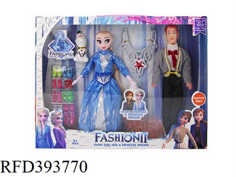11.5 INCH SOLID 9 JOINT FROZEN 3RD GENERATION WITH NECKLACE