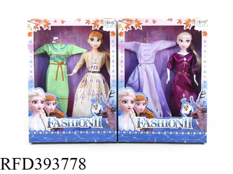 4TH GENERATION 11.5-INCH SOLID BODY ICE AND SNOW BARBIE 2 MIXED OUTFITS WITH 4TH GENERATION THEME CL