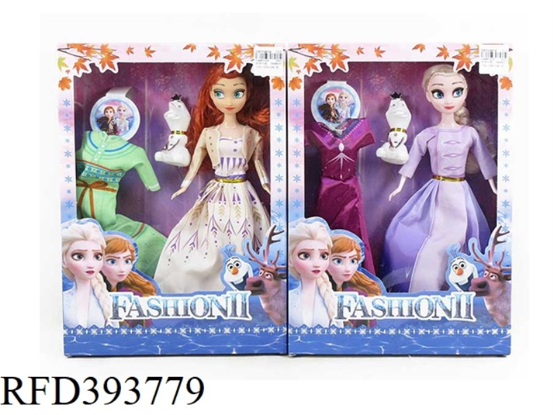 4TH GENERATION 11.5-INCH SOLID BODY ICE AND SNOW BARBIE 2 MIXED OUTFITS WITH 4TH GENERATION THEME CL