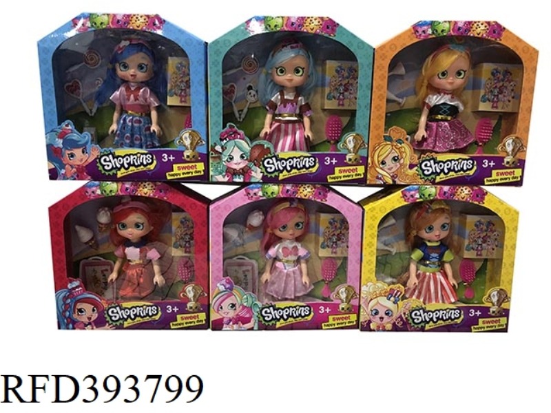 6 INCH WINDOW BOX REAL SHOPPING DOLL