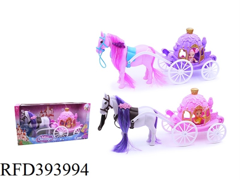 ORNAMENT CARRIAGE + LIGHT MUSIC + DOLL
