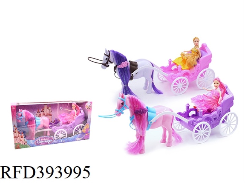 ORNAMENT CARRIAGE + PRINCESS