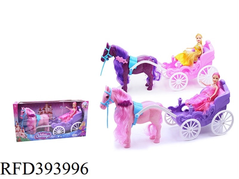 SPRAY GOLD JEWELRY CARRIAGE + PRINCESS