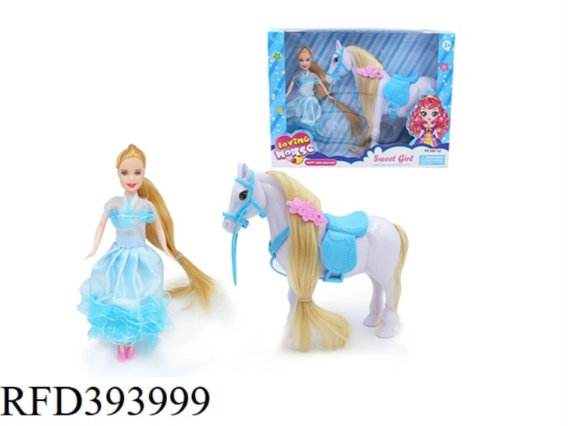 ORNAMENT HORSE SET