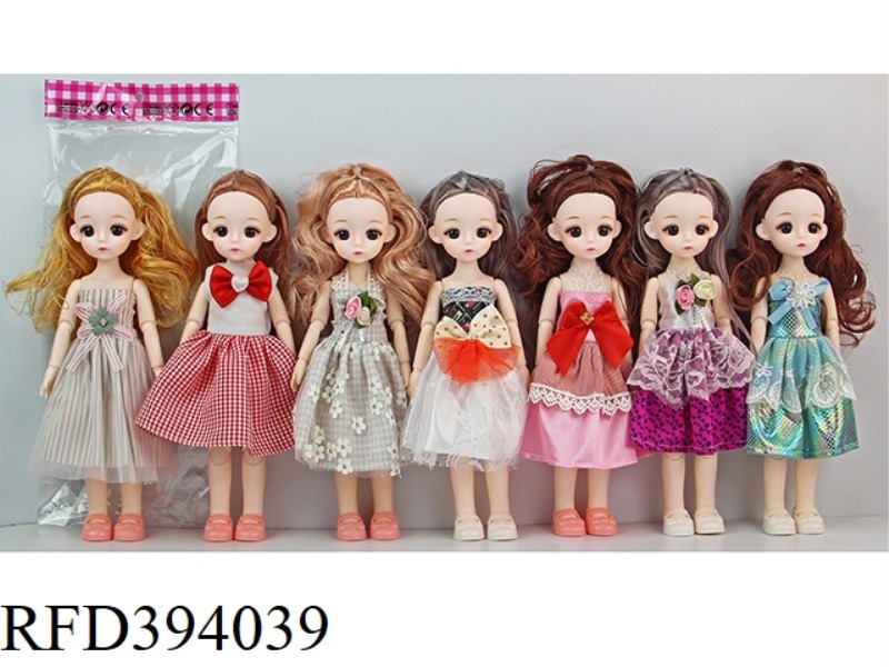 12 INCHES, 30 CM, 13 JOINTS, REAL BODY, 3D REAL EYES, EXQUISITE LOLI DOLLS, ASSORTED