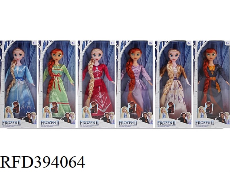 11.5 INCH 30 CM EMPTY BODY NEW ICE AND SNOW PRINCESS SIX ASSORTED