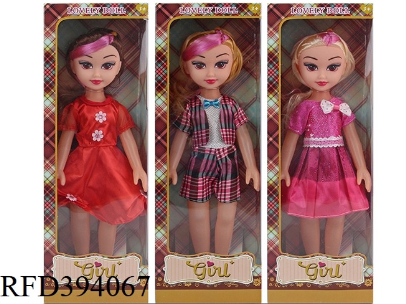 14 INCH 36 CM EMPTY BODY BIG EYES GIRL IC MUSIC THREE ASSORTED