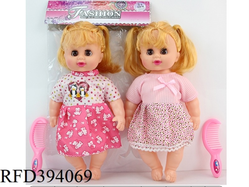 12 INCH 30 CM HOLLOW BODY, EYE-CATCHING, CURVED FEET FEMALE FAT GIRL DOLL WITH SMALL COMB PLUS IC 4