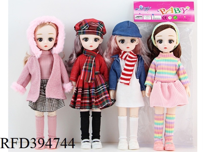 12-INCH BELONGING 13 BALL JOINTS 3D TRUE EYESOLL LOLI, MULTI-COLOR MIX
