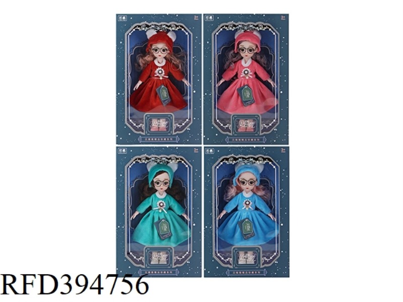 12 INCH 30 CM 13 JOINT BELONGS 3D TRUE EYES WEAR GLASSES + WEAR HAT LOLI FOUR MIX